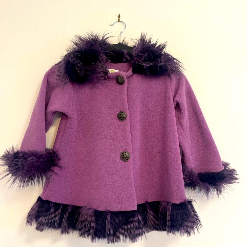 Corky’s Kids 3T purple sample coat